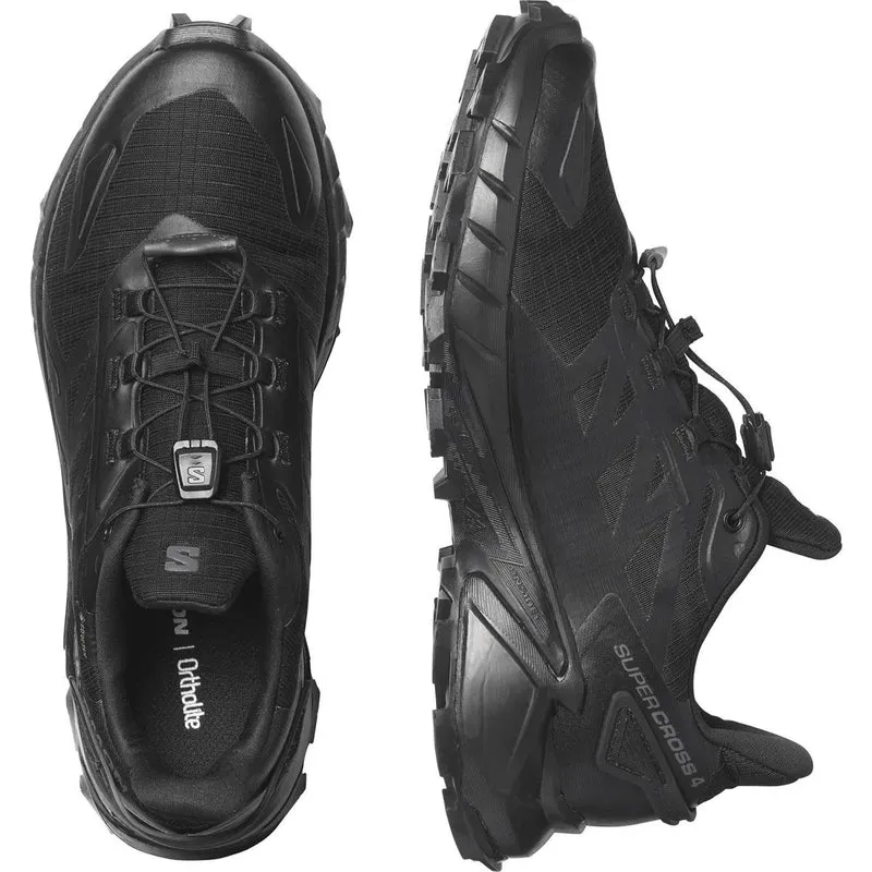 Salomon Supercross 4 GTX Herren Laufschuhe Schwarz