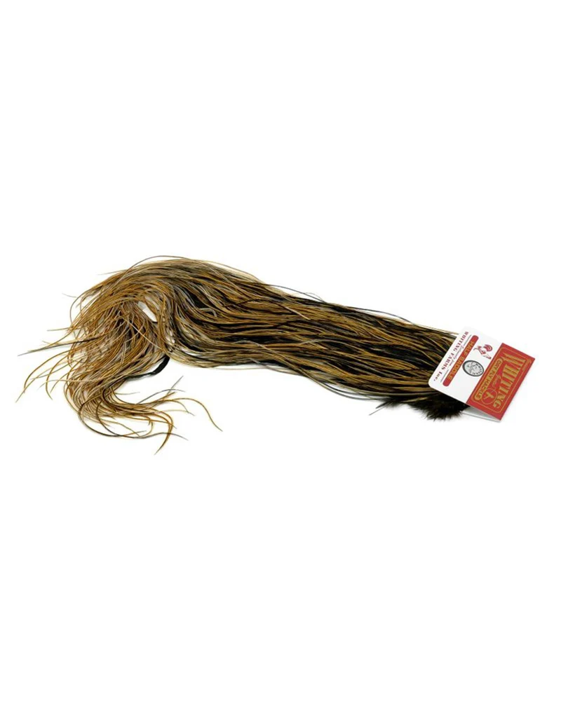 Silver Midge 1/2 Saddle Badger