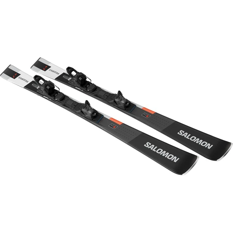 Salomon E S/MAX X7 TI + M10 GW L80 Ski und Bindung black neon red chrome