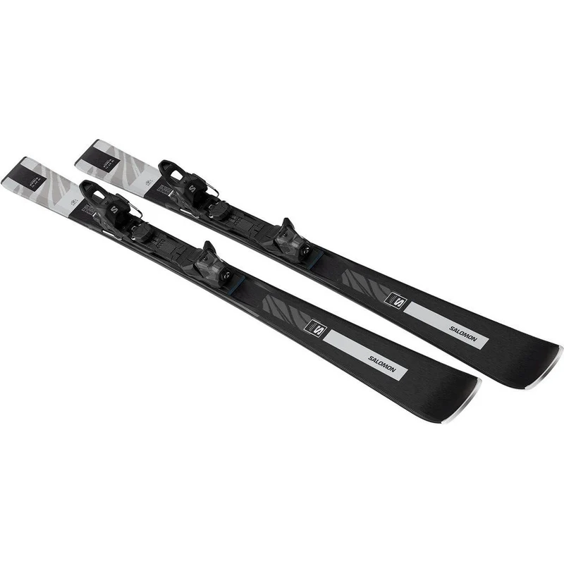 Salomon E S/MAX W X7 TI + M10 GW L Ski und Bindung light bronze met black white