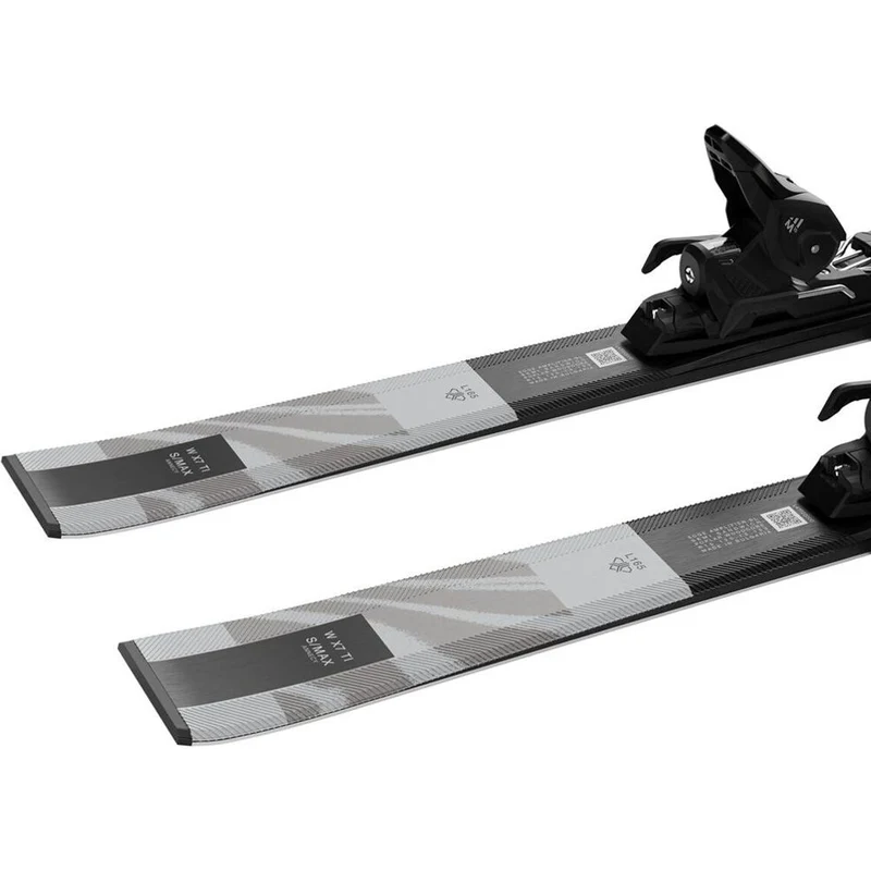 Salomon E S/MAX W X7 TI + M10 GW L Ski und Bindung light bronze met black white