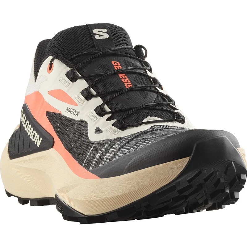 Salomon Shoe Genesis W Damen Trailrunningschuh fusion coral tender peach blac